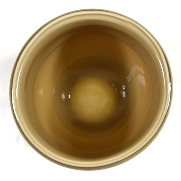 Glass.ful Votive Candle Holder Tan Brown Handblown Cased Glass Canadian - Picture 5 of 9